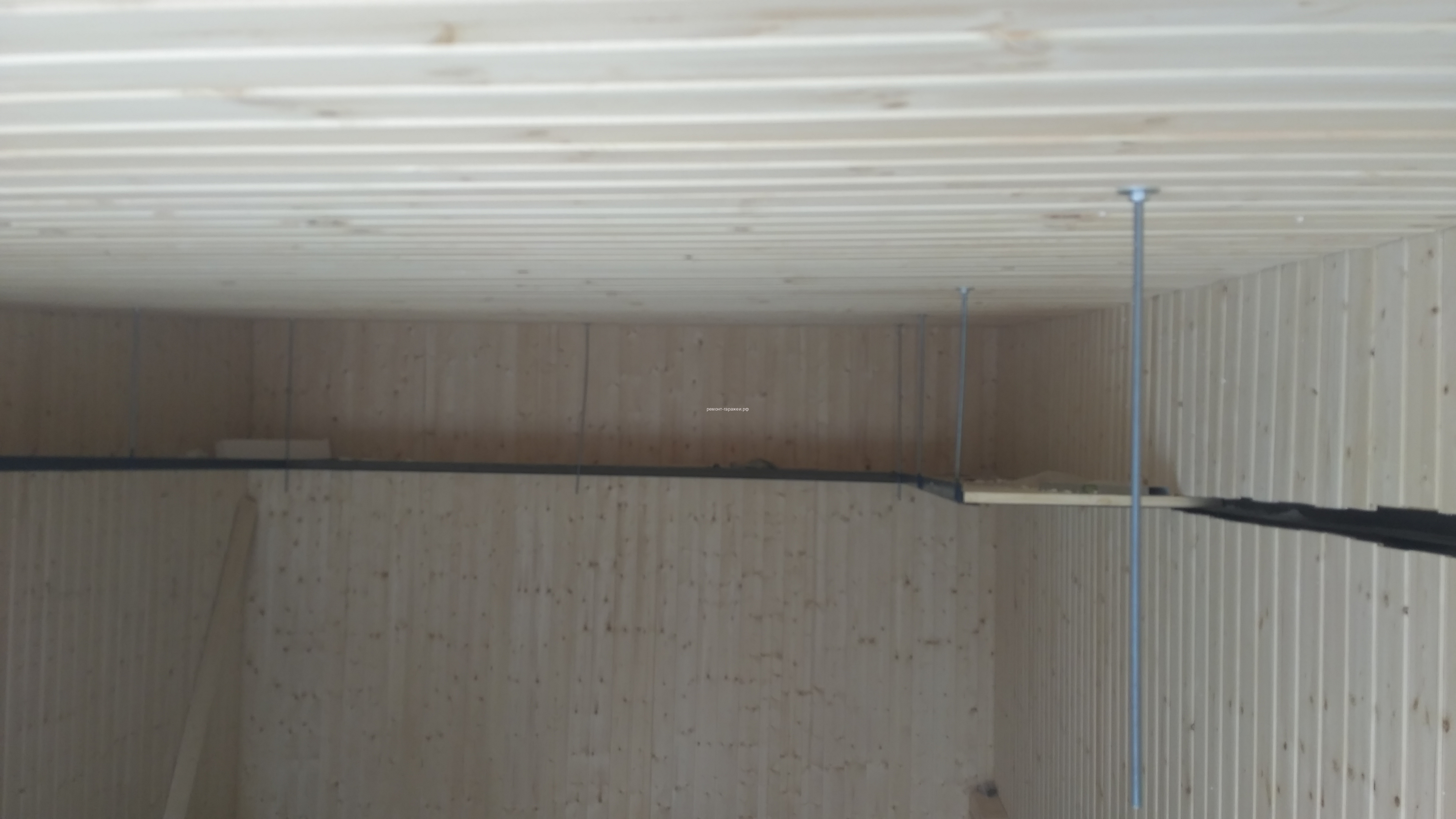 Отделка гаража под ключ премиум