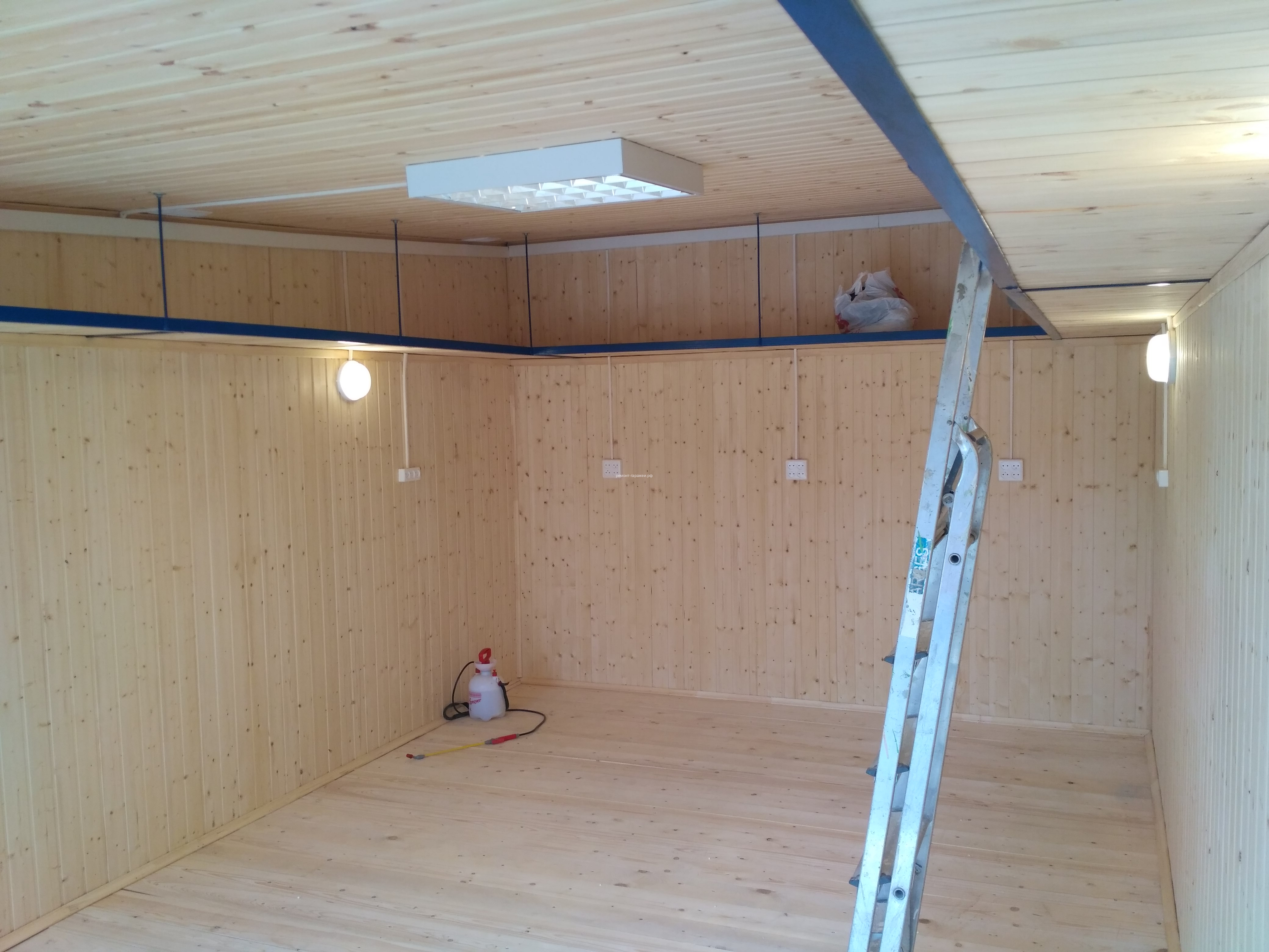 Отделка гаража под ключ премиум