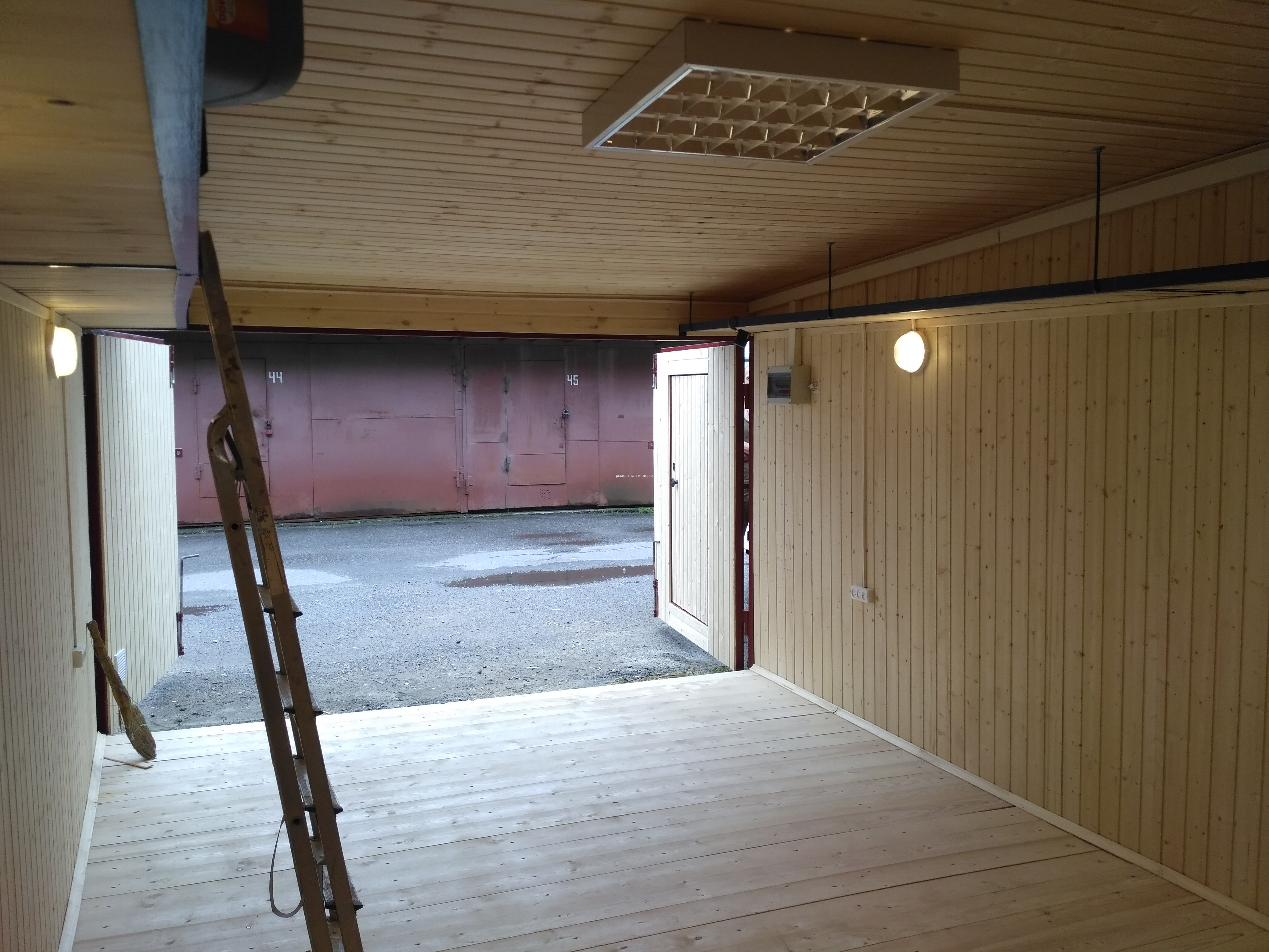 Отделка гаража под ключ премиум