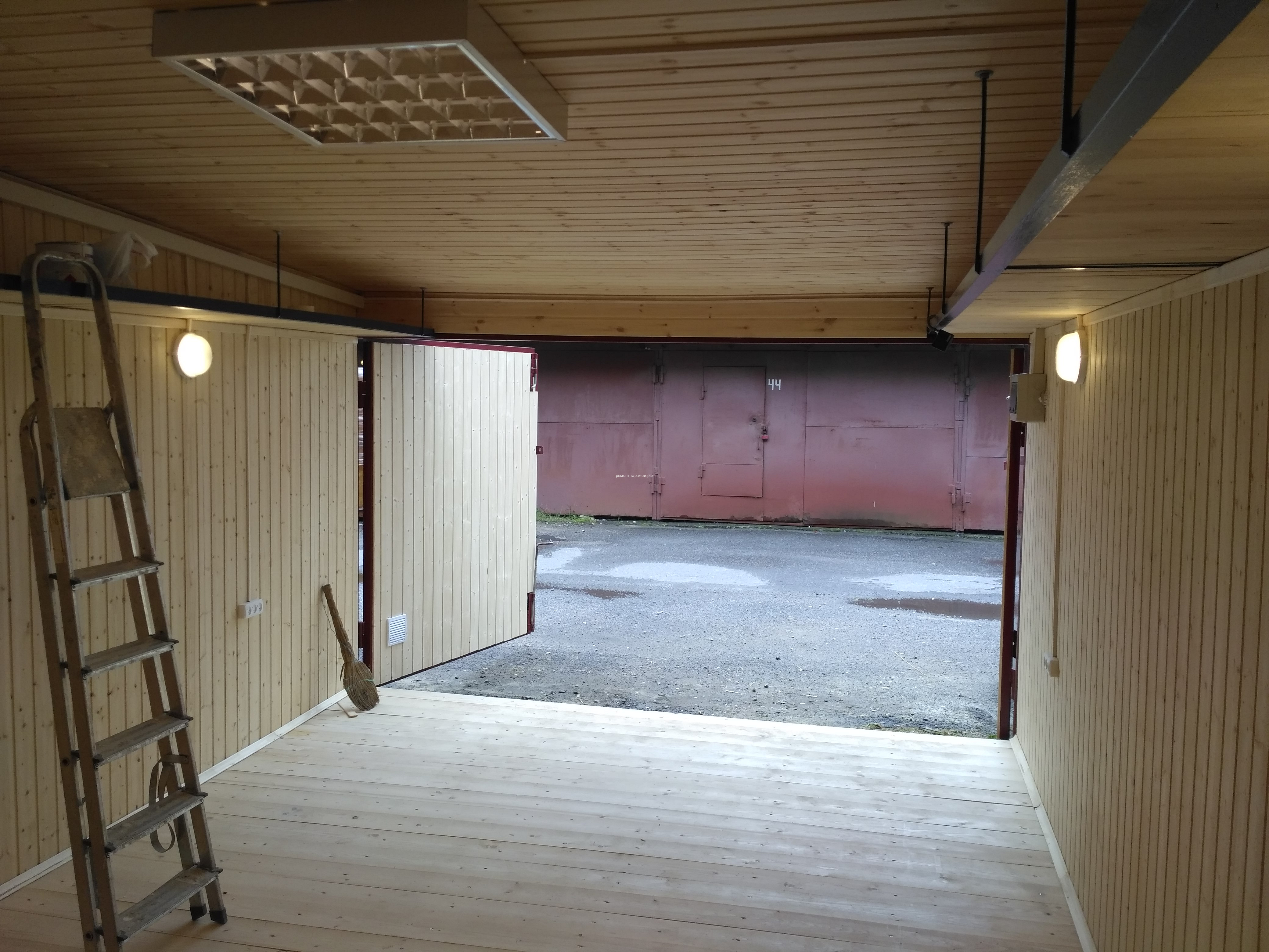 Отделка гаража под ключ премиум