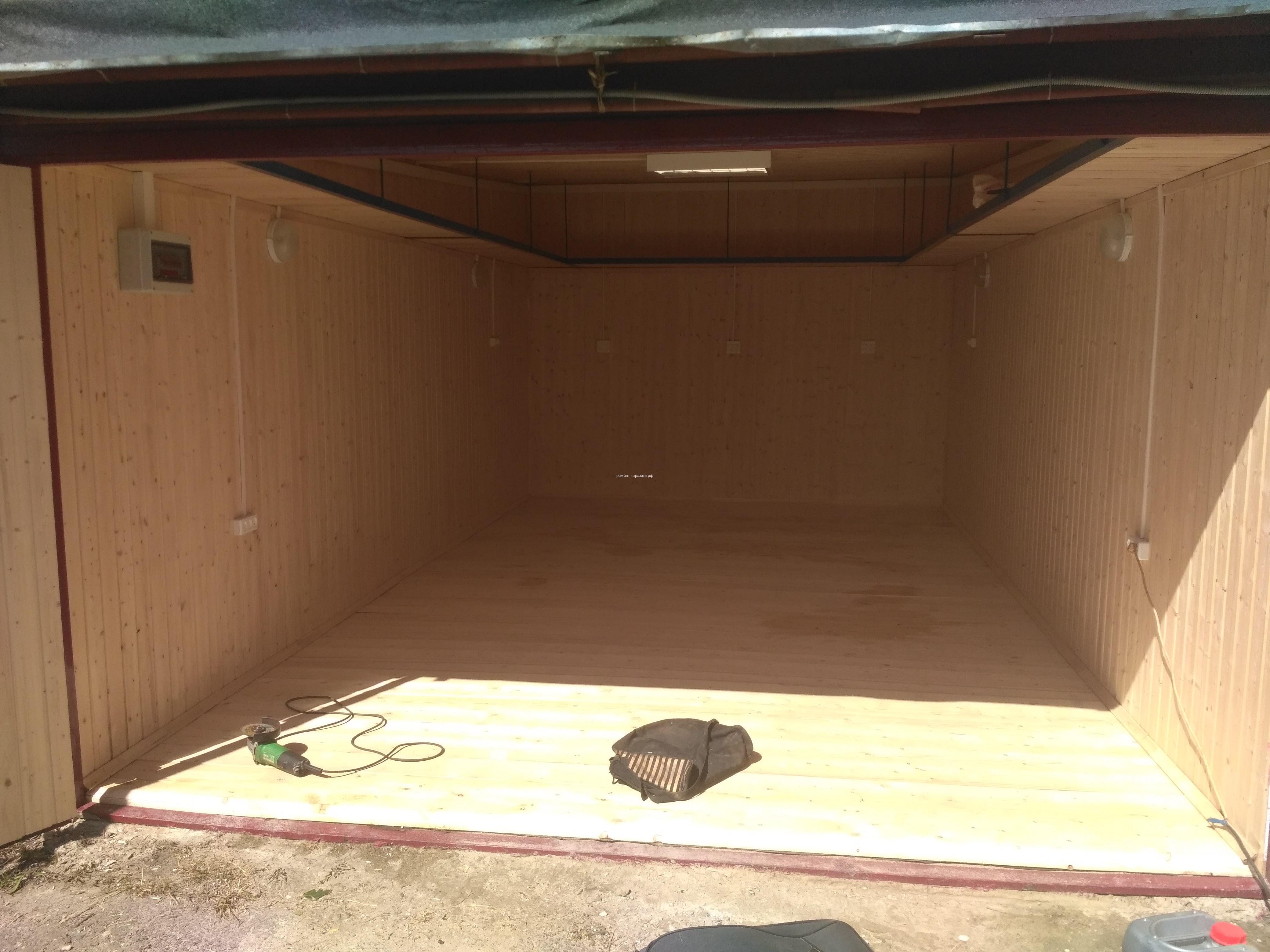 Отделка гаража под ключ премиум
