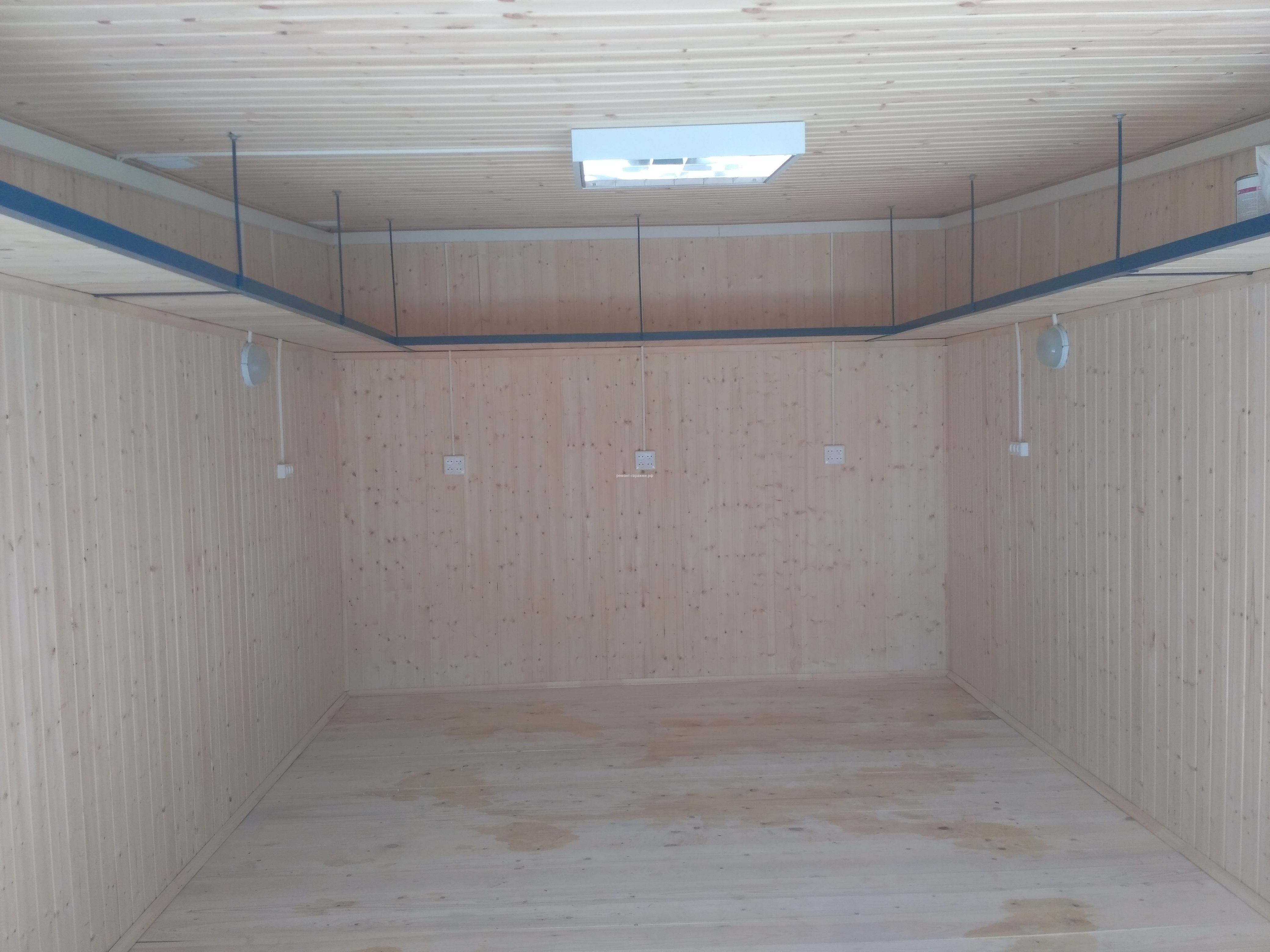 Отделка гаража под ключ премиум
