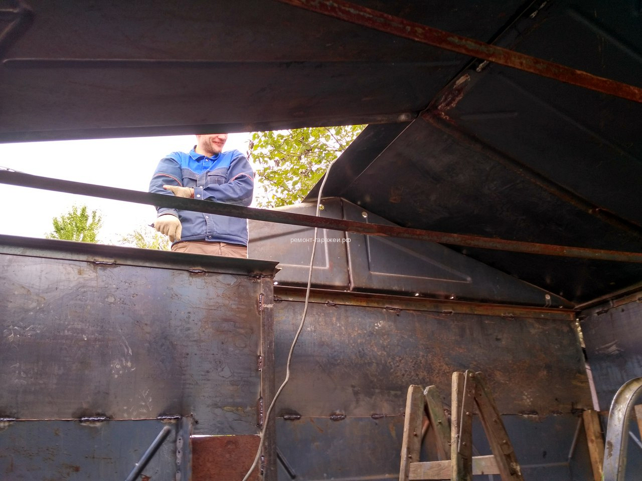 Увеличение ижорского гаража