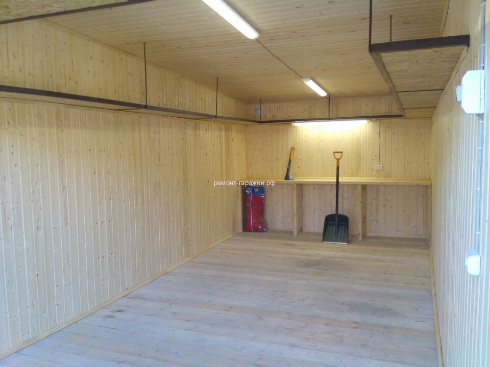 Отделка гаражей на Черной речке